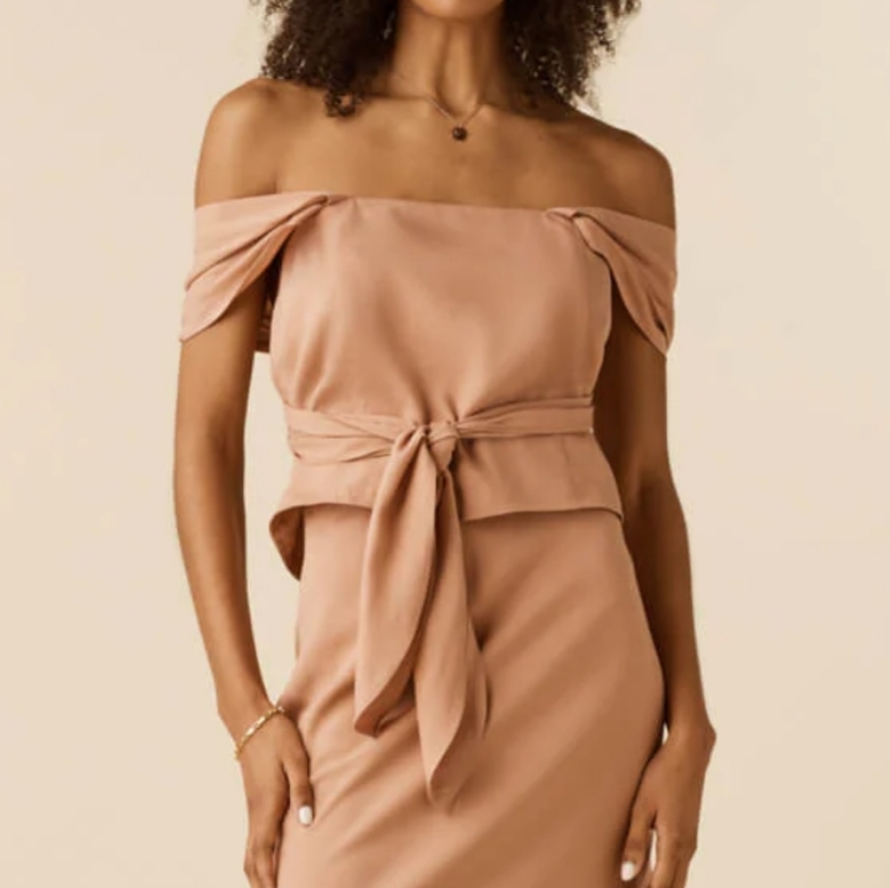 VETTA Convertible Tie Tank XS Rose